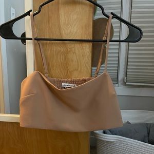 Abercrombie tan top with tags